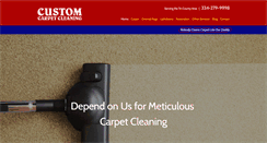 Desktop Screenshot of customcarpetcleaning.net